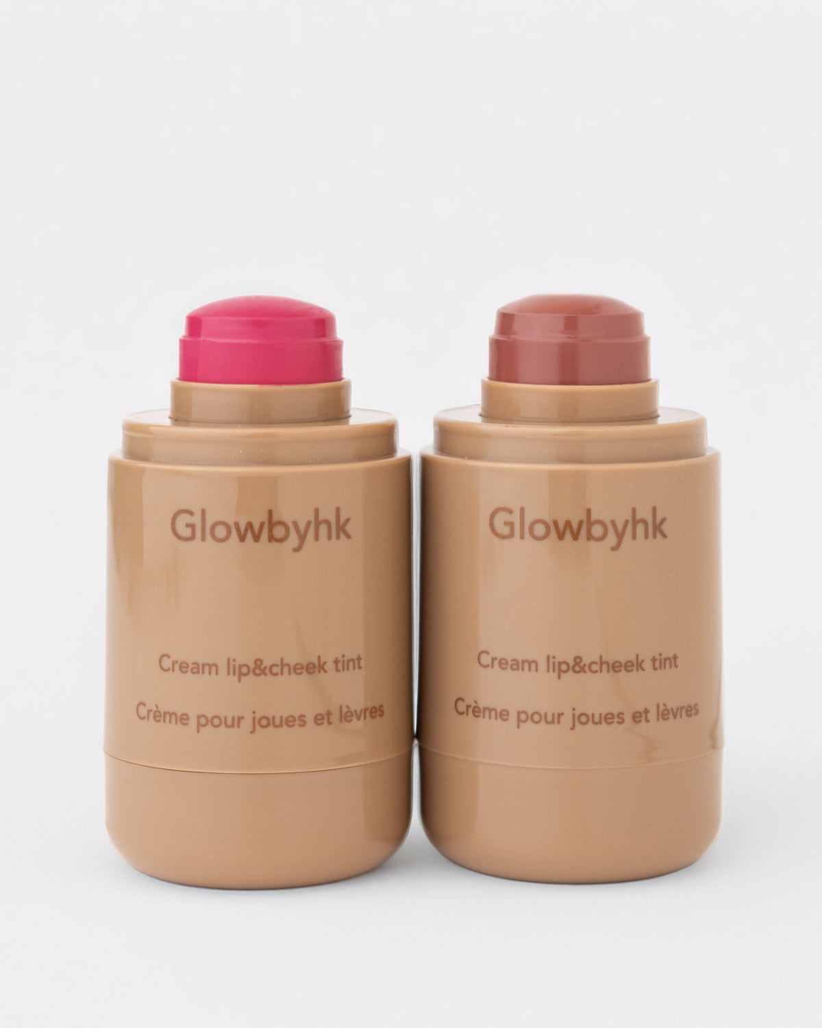 Pink Tan and Burnt Honey Cream Blush — client duo packshot